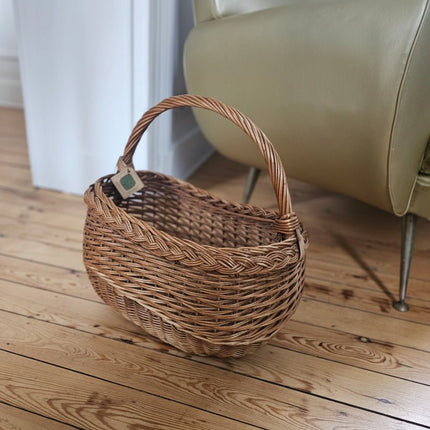 Panier en osier vintage Békés