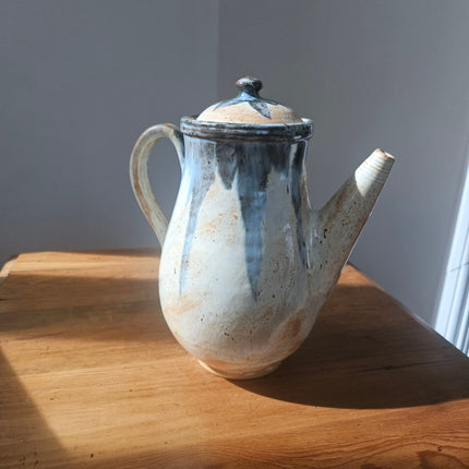 Cafetière en grès émaillé - Poterie d'Art Biron - Céramique vintage