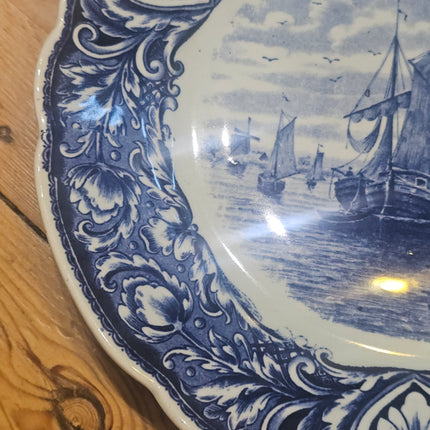 Assiette marine décorative Delfts - Petrus Regout