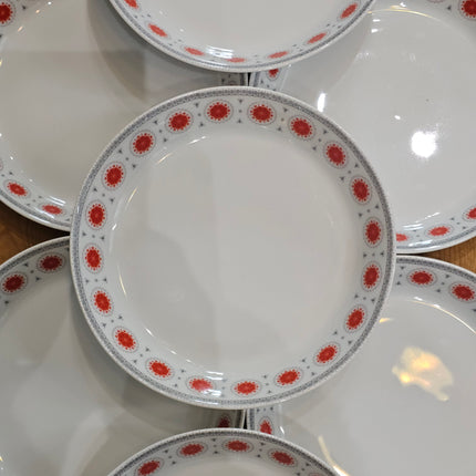 11 assiettes creuses vintage en porcelaine Johann Seltmann - Années 70