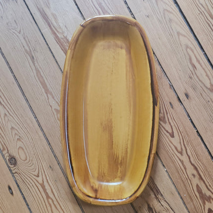 Vintage brown dish Saint-Clément