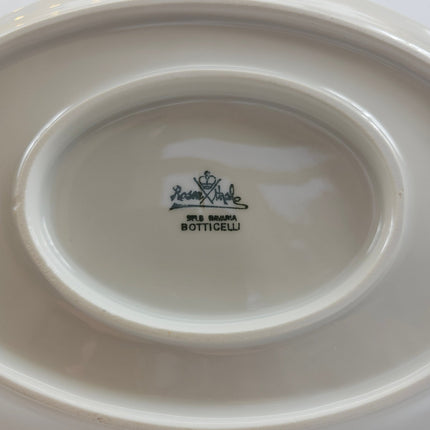 Saucière en porcelaine décor floral rose Rosenthal Botticelli