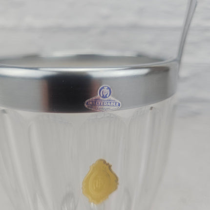 Petit seau à glaçons en cristal transparent Demeyere et hanse en inox