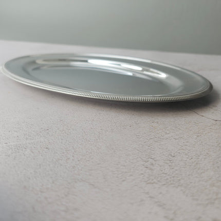 Saucière avec plateau intégré en acier inoxydable + 3 plats service Létang & Rémy