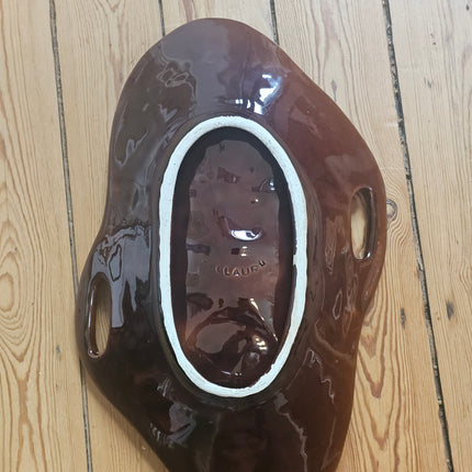 Vintage ceramic tray from Vallauris