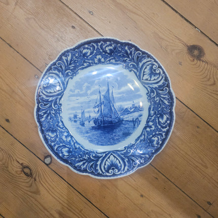 Assiette marine décorative Delfts - Petrus Regout