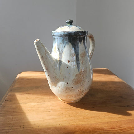 Cafetière en grès émaillé - Poterie d'Art Biron - Céramique vintage