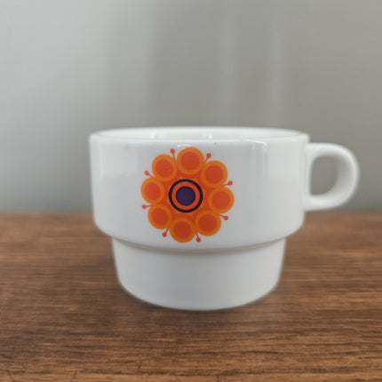 Lot de 8 tasses à café Thomas Germany - Années 70