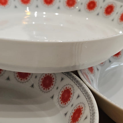 11 assiettes creuses vintage en porcelaine Johann Seltmann - Années 70
