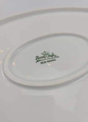 Plat ovale (37 cm) en porcelaine Rosenthal