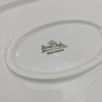 Plat ovale (37 cm) en porcelaine Rosenthal