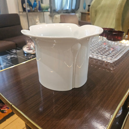 Vase Arzberg Corso Cnospa en porcelaine blanche - H 16 cm