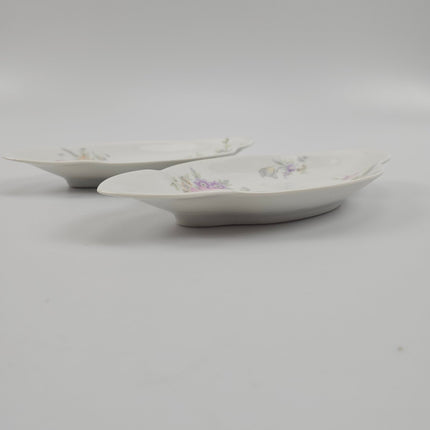 Set de 2 plats allongés en porcelaine Rosenthal