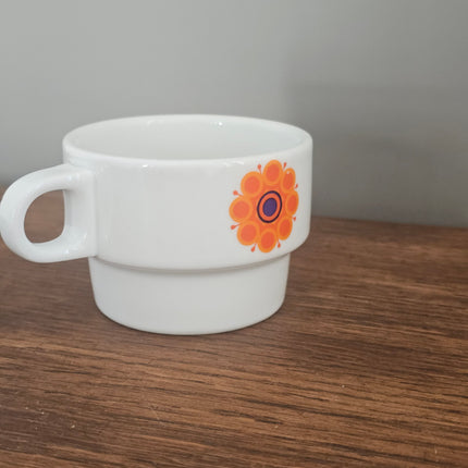 Lot de 8 tasses à café Thomas Germany - Années 70