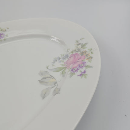 Plat ovale (37 cm) en porcelaine Rosenthal