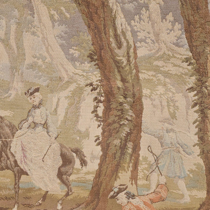 Tapisserie Jules Pansu - Scène de chasse Louis XV - 250 x 175 cm