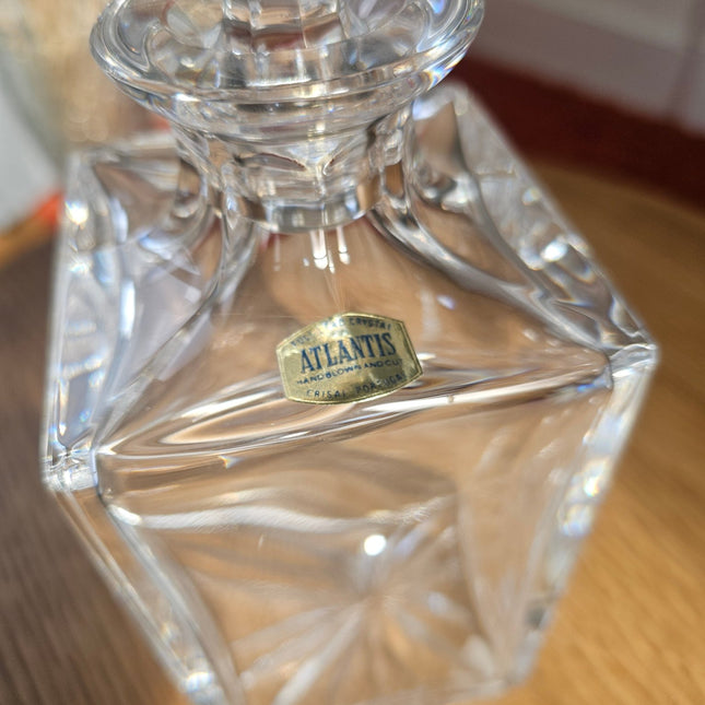 Crystal whisky decanter