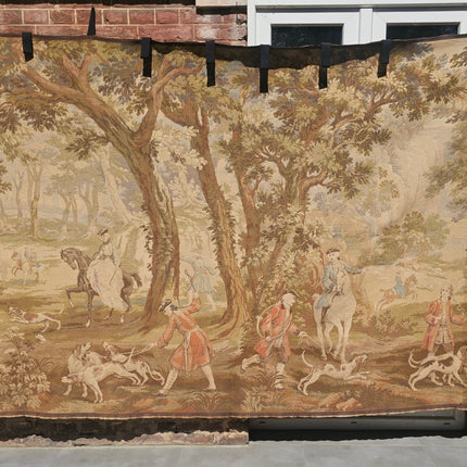 Tapisserie Jules Pansu - Scène de chasse Louis XV - 250 x 175 cm
