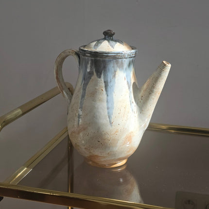Cafetière en grès émaillé - Poterie d'Art Biron - Céramique vintage