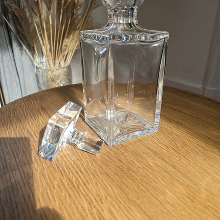 Carafe à whisky en cristal Atlantis Portugal - Modèle Austin Vintage