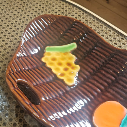 Vintage ceramic tray from Vallauris
