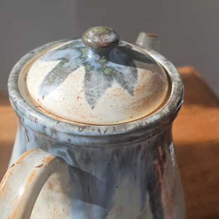 Cafetière en grès émaillé - Poterie d'Art Biron - Céramique vintage