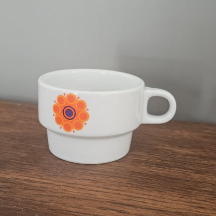 Lot de 8 tasses à café Thomas Germany - Années 70