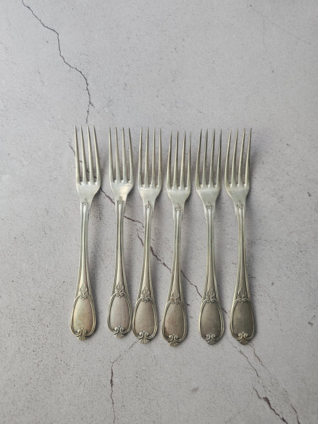 Zilveren dessertvorkjes