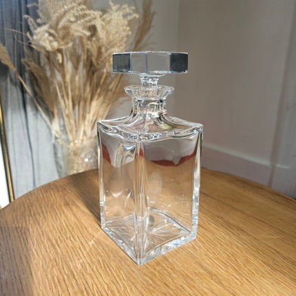 Carafe à whisky en cristal Atlantis Portugal - Modèle Austin Vintage