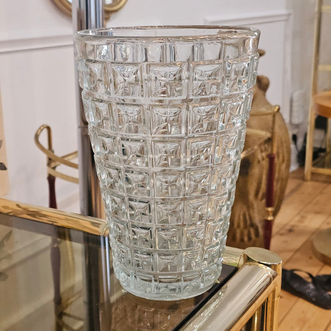 Large glass vase