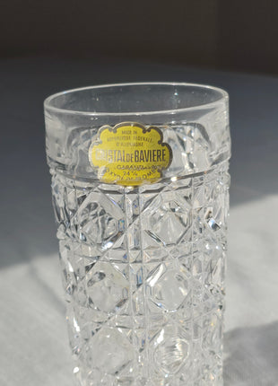 Lot de 5 verres à cocktail en cristal de Bavière - Vintage Allemagne de l'Ouest