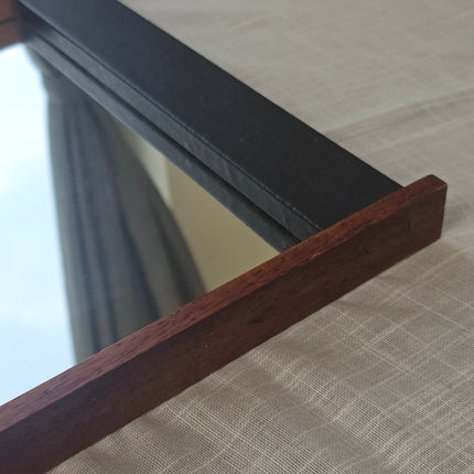 Miroir vintage en teck 88 cm Schön Form - Design années 60