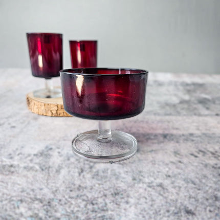 Lot de 3x6 verres (blanc, rouge,coupe) Luminarc collection Suède modèle Cavalier