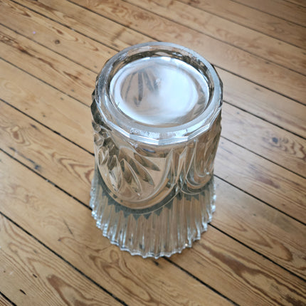 Grand vase vintage en cristal d'Arques - Hauteur 30 cm