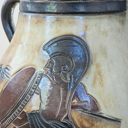 Très grand vase amphore Roger Guérin Bouffioulx en grès