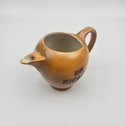 Pichet Ricard jaune moutarde en céramique 1L Saint Uze
