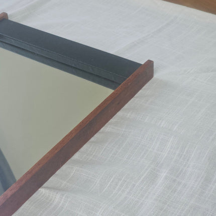 Miroir vintage en teck 88 cm Schön Form - Design années 60
