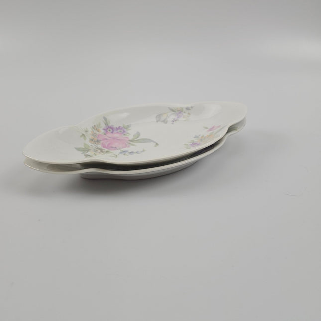 Set de 2 plats allongés en porcelaine Rosenthal