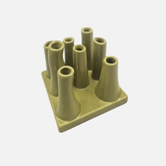 Vase multi tubes en céramique