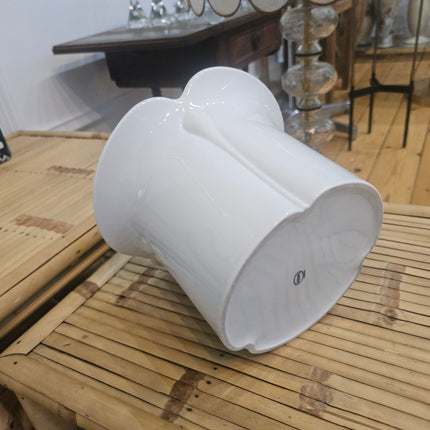 Vase Arzberg Corso Cnospa en porcelaine blanche - H 16 cm