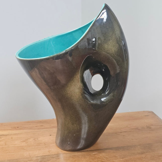 Vase vintage 1950 Forme libre - Céramiste belge Alexandre de Wemmel