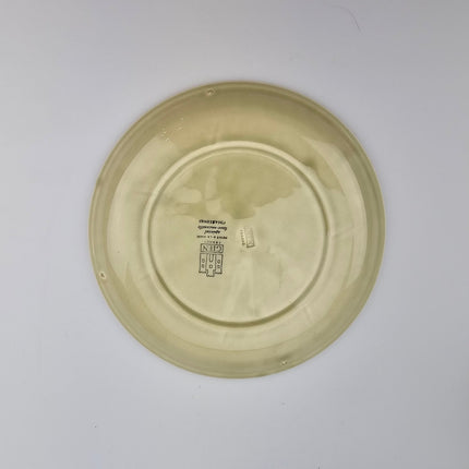 6 assiettes à fondue et 4 pots à sauce Gien modèle Charlines en faïence