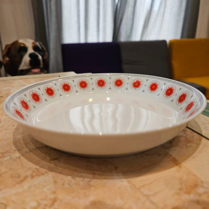 11 assiettes creuses vintage en porcelaine Johann Seltmann - Années 70