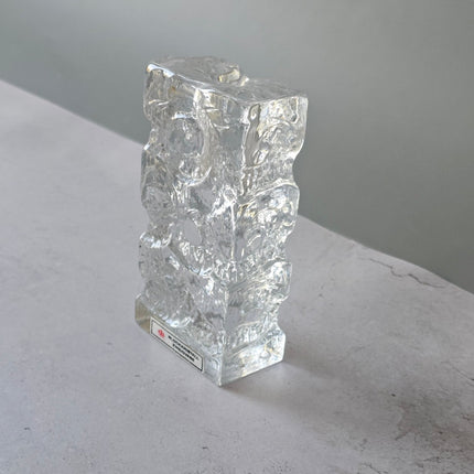 Vase Ingrid Glashütte soliflore en cristal Blockkristall