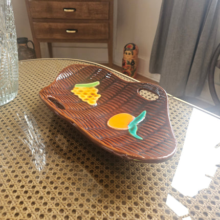 Vintage ceramic tray from Vallauris