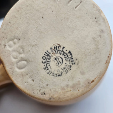 Pichet Ricard jaune moutarde en céramique 1L Saint Uze
