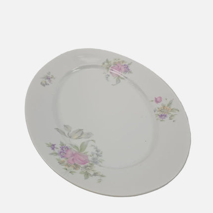 Plat ovale (37 cm) en porcelaine Rosenthal