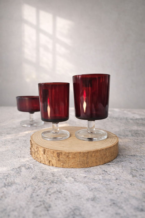Lot de 3x6 verres (blanc, rouge,coupe) Luminarc collection Suède modèle Cavalier