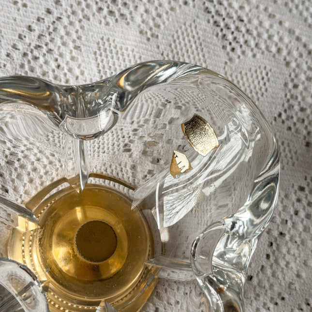 Vide poche en cristal Val Saint Lambert Belgique